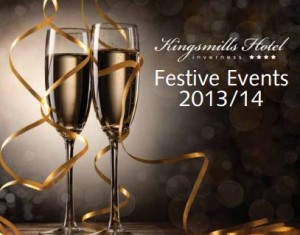 luxury hotel inverness, festive breaks scotland, christmas in Inverness, hogmanay scotland, festive brochure, party night scotland